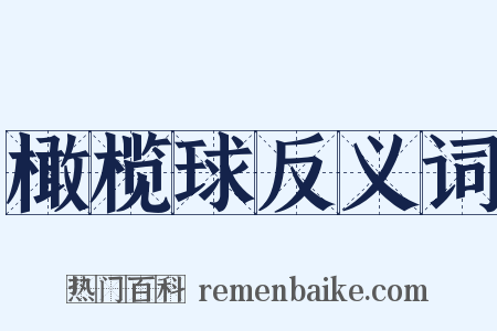 橄榄球反义词是什么意思的图片